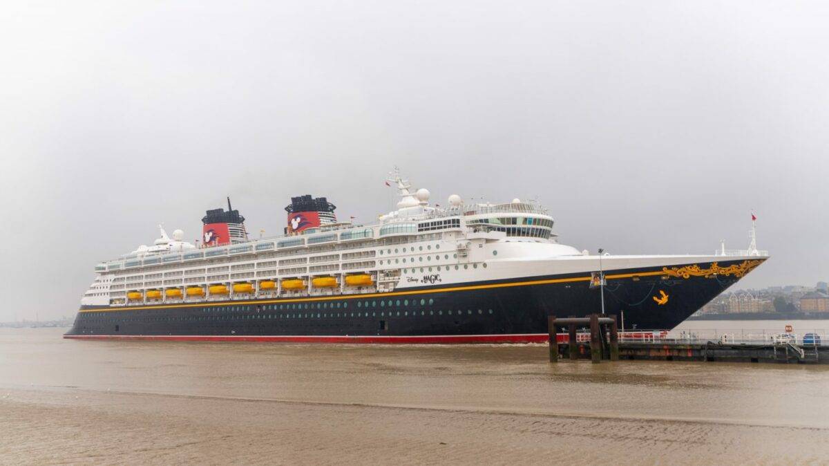 Disney Magic at Tilbury Harbour